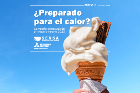 Sensa Servicios Eléctricos presenta un año más su campaña de climatización primavera-verano junto a Mitsubishi Electric