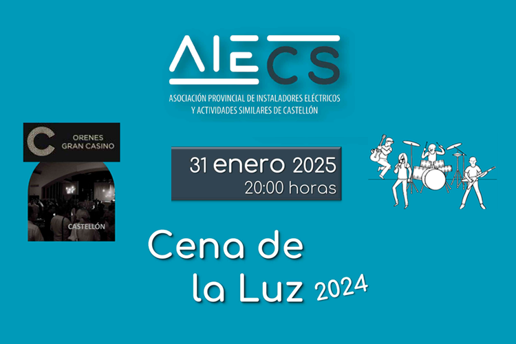 Sensa Servicios Eléctricos participará en la nueva edición de la Cena de la Luz de AIECS