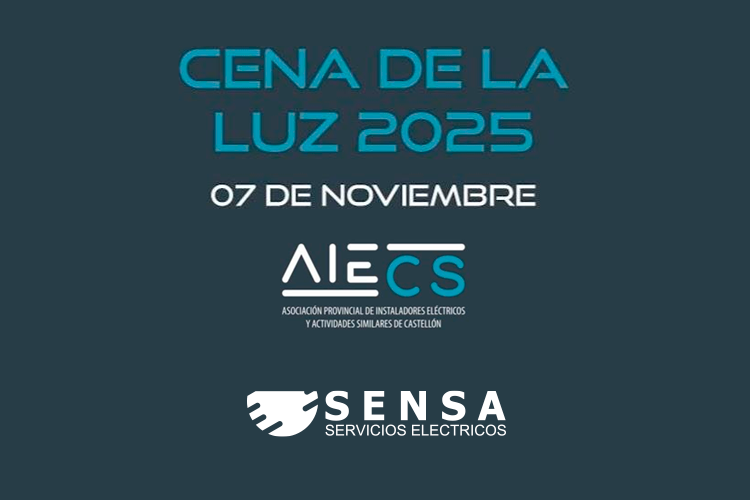 Sensa Servicios Eléctricos asistirá a la Cena de la Luz de AIECS Castellón